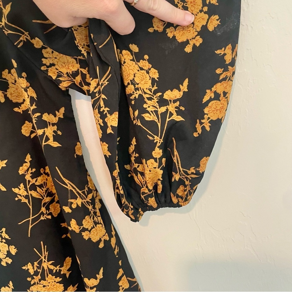 Fall Floral Dress - Picture 5 of 6